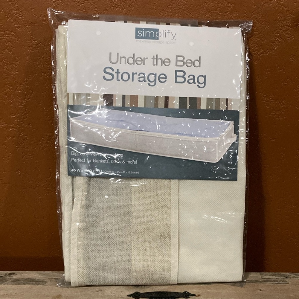 New in package under the bed storage bag